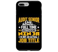 Audit Senior Job Title - Funny Audit Superior Older Elder Case for iPhone 7 Plus/8 Plus