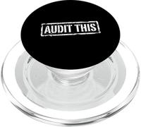 Audit This Accountant Financial Tax Analysis Bookkeeper PopSockets PopGrip for MagSafe