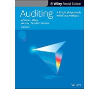 Auditing: A Practical Approach With Data Analytics