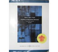 Auditing and Assurance Services with ACL SW CD 6e