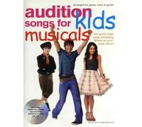 Audition Songs For Kids Musicals Pvg Book/Cd