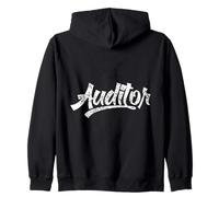 Auditor Audit Accounting Accountant Bookkeeper Zip Hoodie