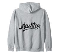 Auditor Audit Accounting Accountant Bookkeeper Zip Hoodie
