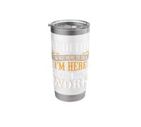 Auditor I'm Here to Make Things Work Stainless Steel Insulated Tumbler