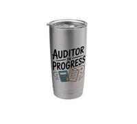 Auditor in Progress, CPA Auditing Accountant Student Stainless Steel Insulated Tumbler