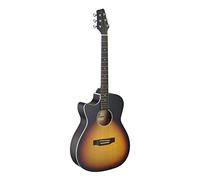 Auditorium Cutaway Electro-Acoustic Guitar - Left Handed - Violin Burst