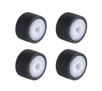 Auditory Pinch Roller Wheel 4PCS Rubber Recorder Tape Player Replacement Part Pressure Belt Pulley Set