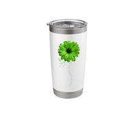 Auditory Processing Disorder Awareness Warrior Pretty Ribbon Stainless Steel Insulated Tumbler