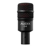 Audix - D4, Hypercardioid Low-frequency Microphone for Kick Drum and Toms