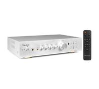 Audizio AD220A HiFi Stereo Amplifier - Home Audio Amplifier with Optical TV Input, Bluetooth, RCA & AUX Inputs - Compact Aluminium Home Stereo Amplifier for Music, TV, and Speaker Systems