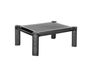 Audizio AMR10 Height Adjustable Desk Riser Monitor Stand, Universal Laptop Riser with Phone & Tablet Holder, Cable Management, Non-Slip, Ergonomic Computer Platform for Home Office, Black