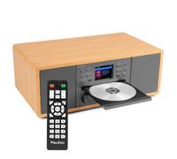 Audizio Avola Internet Radio Speaker System with CD, DAB+ and Bluetooth - Bamboo