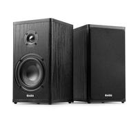 Audizio BS20 Wireless Active Bluetooth Bookshelf Speakers with Battery, 100W HiFi Stereo, True Wireless Pairing, AUX Input, Home Audio, Portable, Anthracite, Rechargeable, Bookshelf Speaker Systems