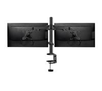 Audizio CMA20 Dual Monitor Arm Desk Mount, Adjustable PC Bracket for 13-32" Screens, Multi Computer Stand with Tilt, Swivel, Cable Management, VESA Compatibility