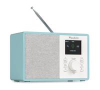 Audizio Cosa DAB Radio with Internet Radio, FM and Bluetooth, Compact Digital Radio with Alarm Clock, Bluetooth 5.2, AUX Input, Stylish Retro Design for Kitchen or Bedroom