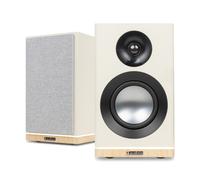 Audizio KS12 HIFi Bookshelf Speaker Set with Bluetooth - 80W Powered Cream