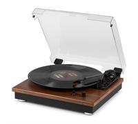 Audizio RP112L Light Wood Vinyl Record Player with Bluetooth Output, 3-Speed Turntable That Connects to Speaker, RCA Connection, Built in Speakers for Home Audio