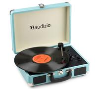 Audizio RP116BL Briefcase Record Player - Bluetooth Vinyl Player with Speaker