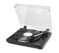 Audizio USB Record Player with Audio Technica AT-3600L MM Diamond Tip Cartridge, Vinyl to MP3 Converter, Preamp, Belt-Drive, Dust Cover, Black - RP310