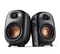Audizio RS80 Active Bookshelf Studio Monitor Speakers 160W - Bluetooth 5.0 Wireless Hi-Fi Audio, 4” Woofer, DSP Modes, Optical/RCA/USB Inputs, TV/PC/Gaming/Home Studio/DJ Monitors