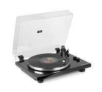 Audizio Toledo Hi-Fi Record Player with Bluetooth Output, Vinyl Turntable | AT3600 cartridge, anti-skating, pitch control, 33/45 RPM, suitable for 12", 10" and 7" records, wood housing with finish