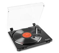 Audizio USB Record Player with AT3600 Diamond Tip Cartridge, Vinyl to MP3 Converter, Preamp, Belt-Drive, Dust Cover, Black - RP310