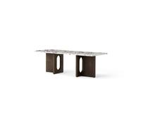Audo Androgyne Coffee Table Dark Stained Oak/Calacatta Viola Marble
