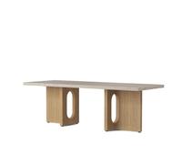 Audo Androgyne Coffee Table Natural Oak/ Kunis Breccia Sand