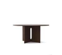 Audo Androgyne Dining Table Ø150 cm Dark Stained Oak