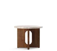 Audo Androgyne Round Coffee Table Walnut/ Kunis Breccia