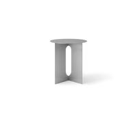 Audo Androgyne Side Table Ø40 Brushed Steel