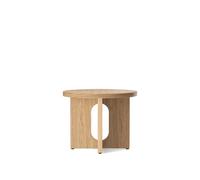 Audo Copenhagen - Androgyne Side Table Ø50 cm, Natural Oak / Natural Oak - Natural Oak