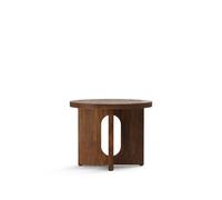 Audo Androgyne Side Table Ø50 Walnut