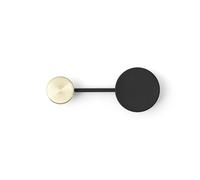 Audo Copenhagen Afteroom clothes hanger small Black-brass