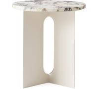 Audo Copenhagen - Androgyne Side Table, Ivory / Viola Marble - Viola