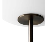 Audo Copenhagen Audo JWDA floor lamp, bronze/white, marble, 130 cm, dimmable.