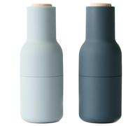 Audo Bottle Grinder Set of 2 Blues/Beech