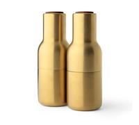 Set of 2 Menu Bottle Grind Gold Salt and Pepper Mills