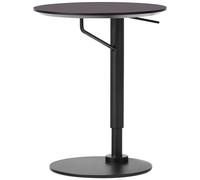Audo Copenhagen - Branch Side Table Ø45 cm, Linoleum Charcoal - Charcoal