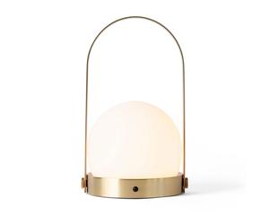 Audo Copenhagen Carrie portable table lamp brushed brass