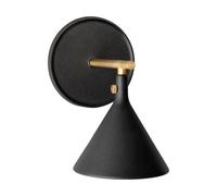 Audo Copenhagen Cast Sconce wall lamp diffuser Black