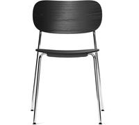 Audo Copenhagen - Co Chair Chromed Legs, Seat +Back, Black Oak - Black Oak