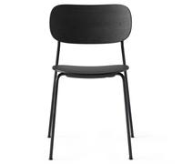 Audo Copenhagen Co dining chair black legs Black oak
