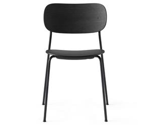Audo Copenhagen Co dining chair black legs Black oak