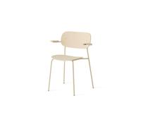 Audo Co Dining Chair With Armrest Ivory