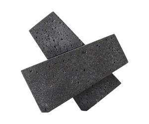 Audo Copenhagen Converge bookends Lava stone