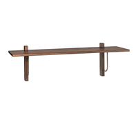 Audo Copenhagen - Corbel Wall Shelf 100 cm, Dark Stained Oak - Dark Stained Oak