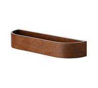 Audo Copenhagen - Epoch Shelf 50 cm, Dark Stained Oak / Black - Dark Stained Oak