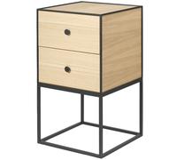 Audo Copenhagen - Frame 35 Side Table With 2 Drawers, Oak - Oak