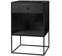 Audo Copenhagen - Frame 49 Side Table With 1 Drawer, Black Stained Ash - Black Stained Ash